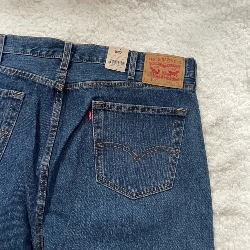 Levi's Dark Blue Straight Men's Jeans